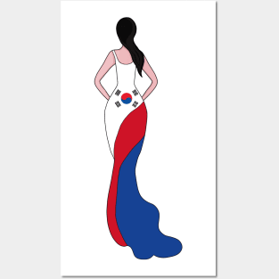 South Korea Woman Posters and Art